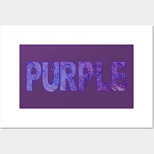 Purple - Just Purple Posters and Art